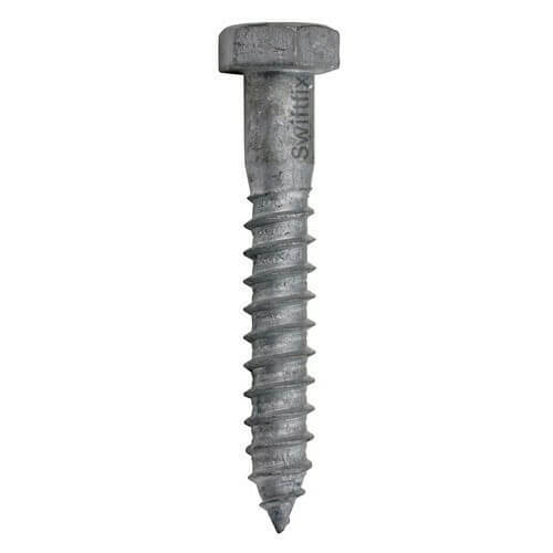 350mm Galvanised M16 Cup Square Coach Bolts 40mm 